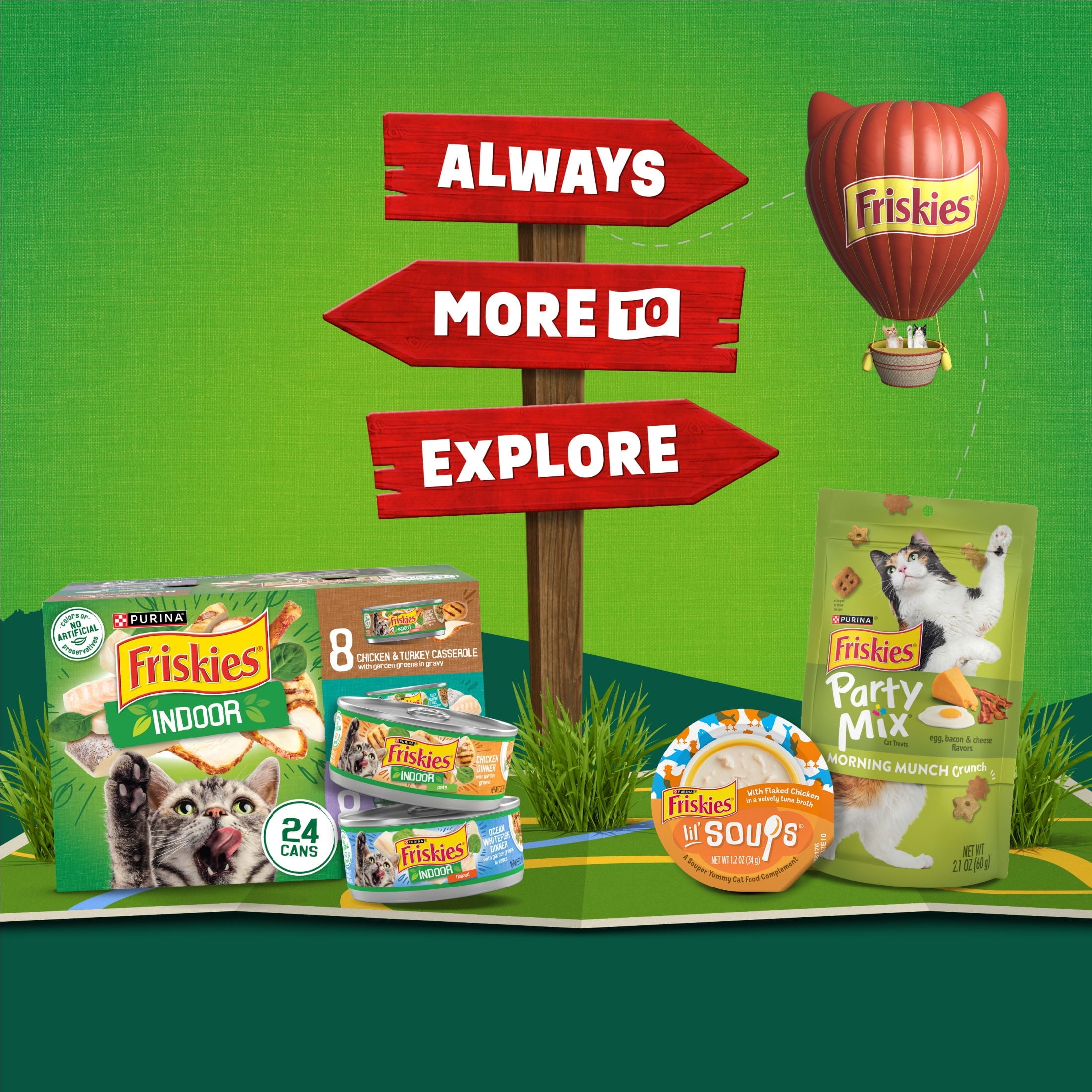 (2 pack) Purina Friskies Indoor Delights Dry Cat Food Flavors of Chicken, Salmon, Peas, and Carrots, 3.15 lb Bag